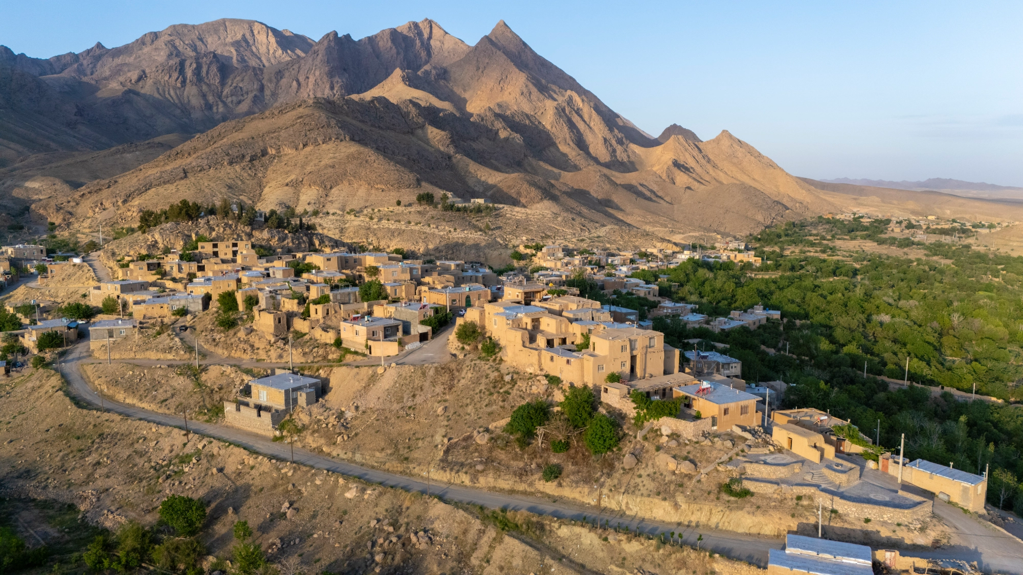 Mud-brick village of Qaleh Bala in the Semnan highlands